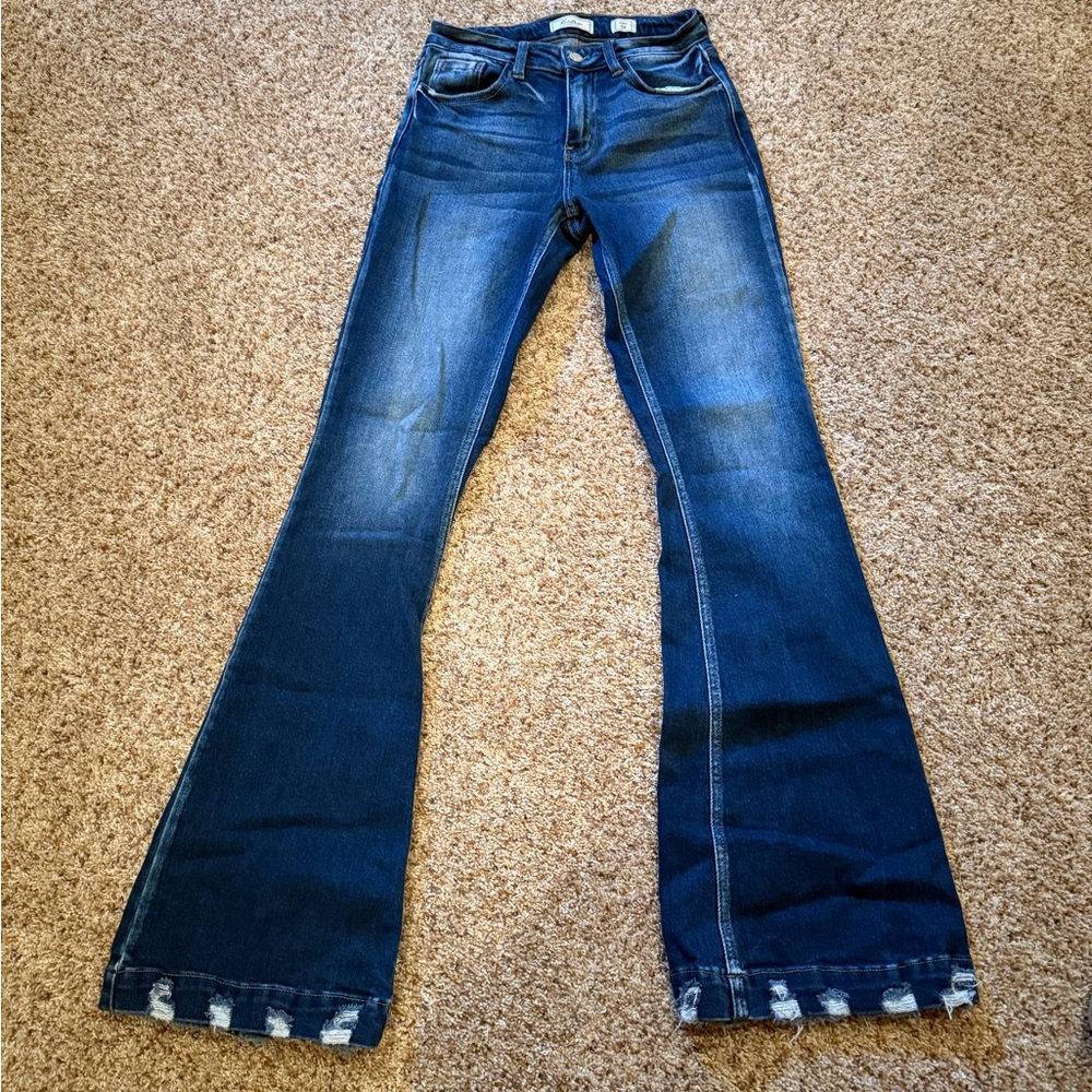KanCan Signature Dark Blue Flare Jeans